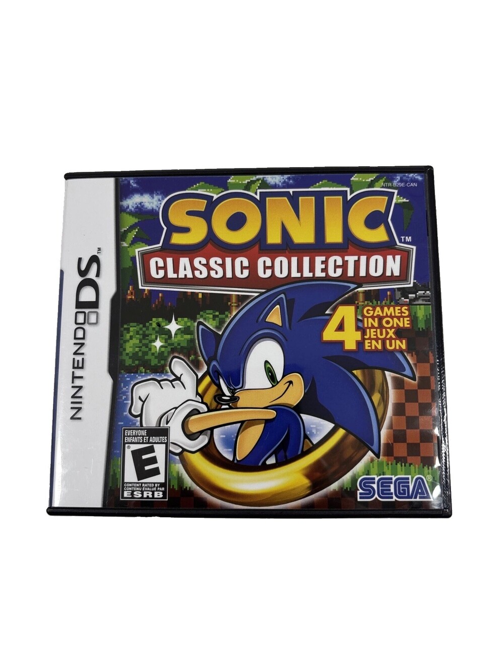 Sonic Classic Collection Nintendo DS Complete w/ Manual CIB Tested